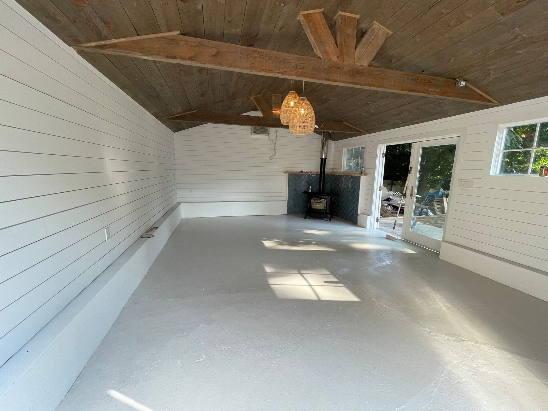 Completed repair work from a multi-task handyman visit on Long Island